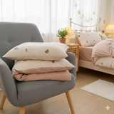 Bäddset Påslakanset FRIDA – Mysig design med söta brunbjörnar (150x200cm)