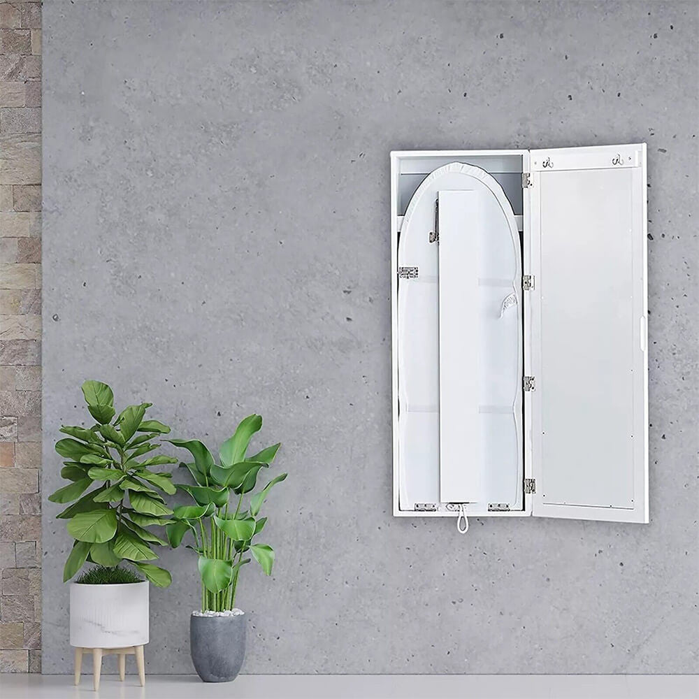 Fali tükrös tárolószekrény kihajtható vasalódeszkával-3