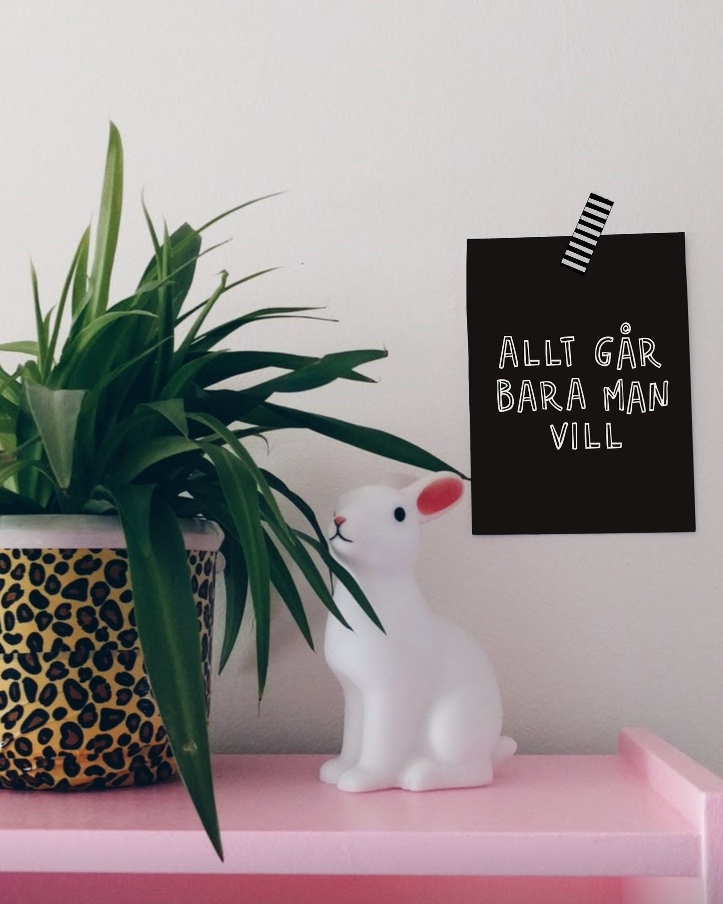 Allt går bara man vill - Affisch