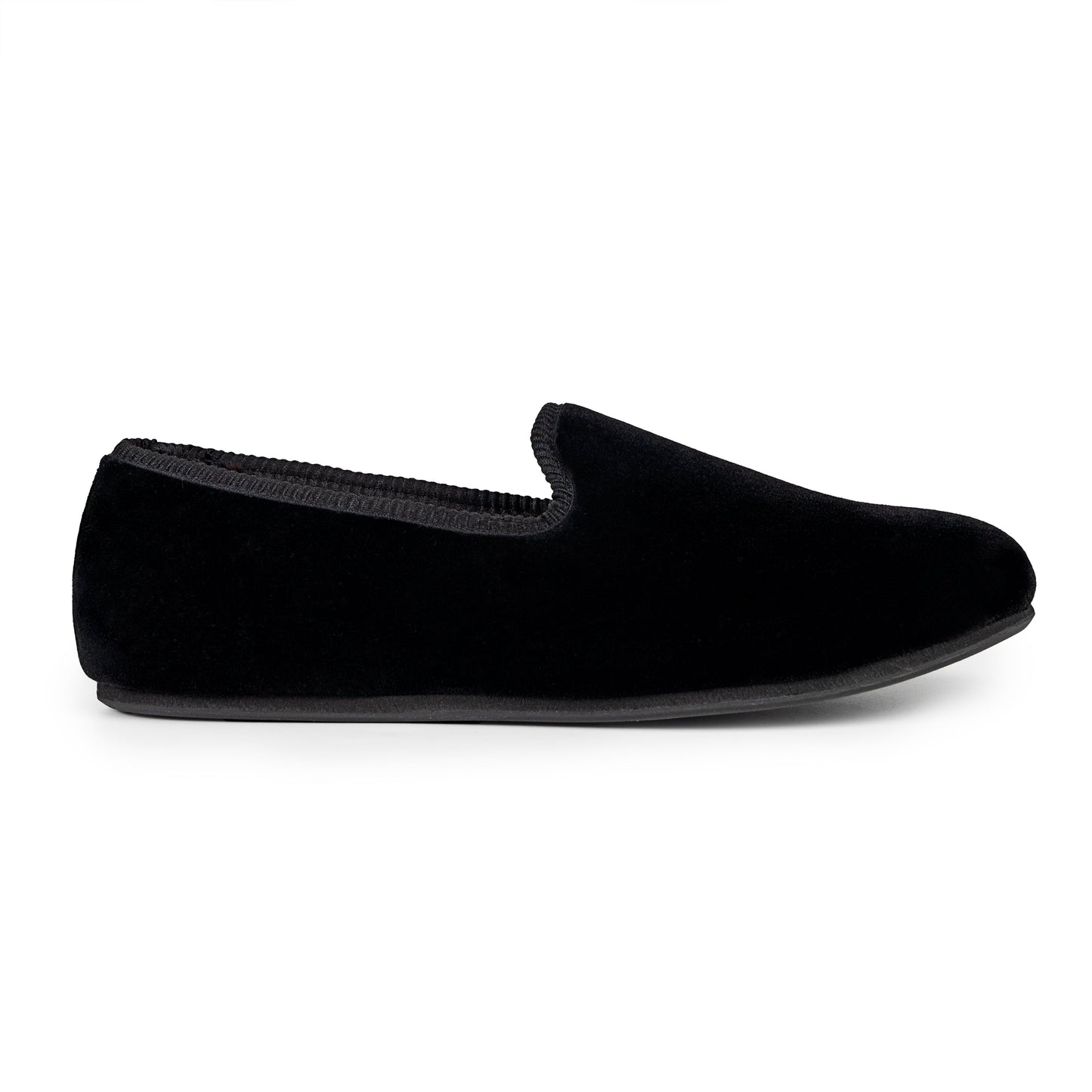 Black Velvet Loafer