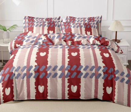 ANDORA Bäddset 3 delar - Hjärtan