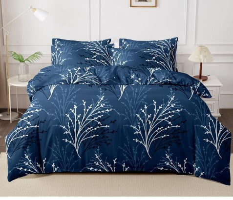 ANDORA Bäddset 3 delar Tvåfärgade