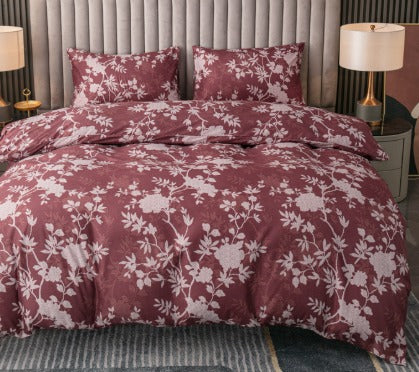 ANDORA Bäddset 3 delar Tvåfärgade