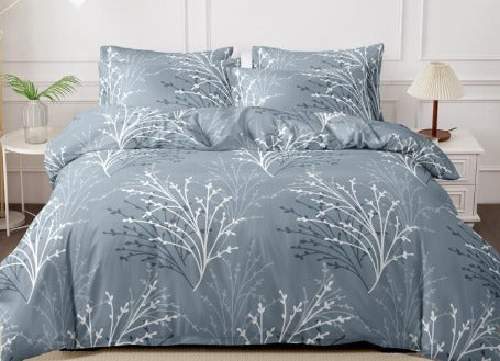 ANDORA Bäddset 3 delar Tvåfärgade