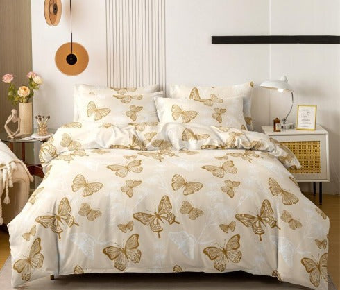 ANDORA Bäddset 3 delar Fjärilar