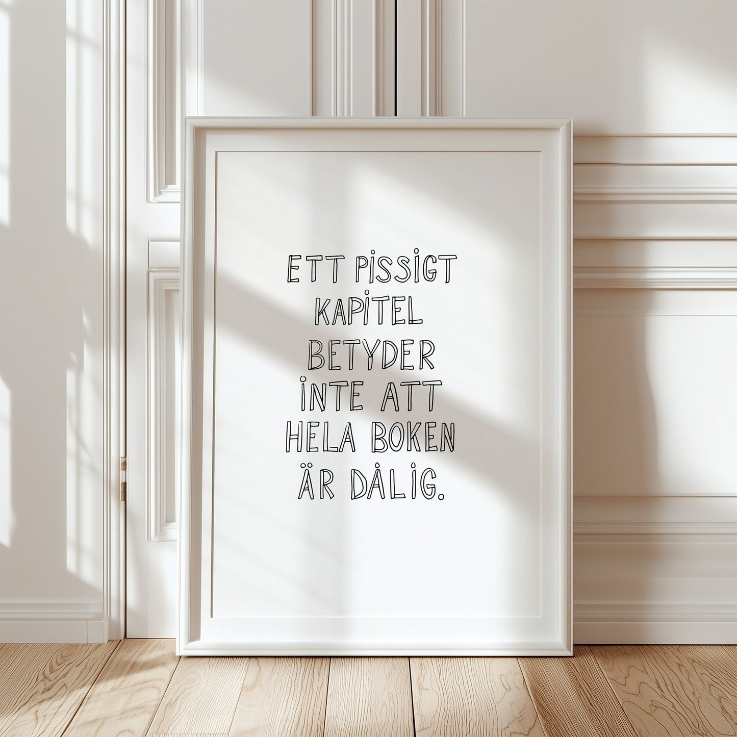 Ett pissigt kapitel - Affisch