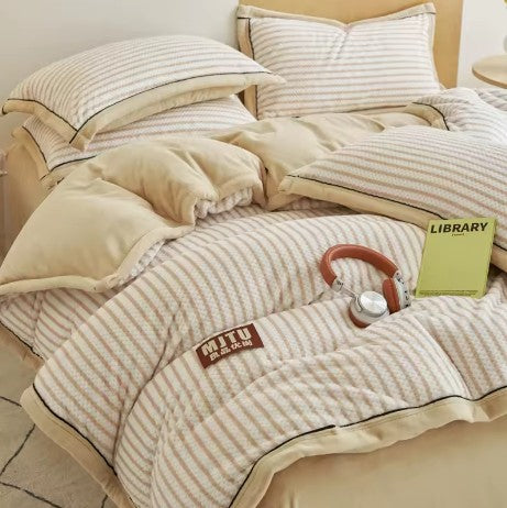 Bäddset Bäddset 4 delar VELVET – Lyxig komfort med sammetskänsla (Flera varianter)