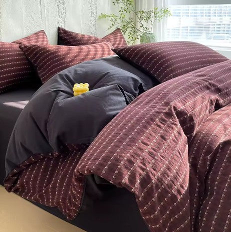 FREY Bäddset 4 delar Dubbelsäng 180cm