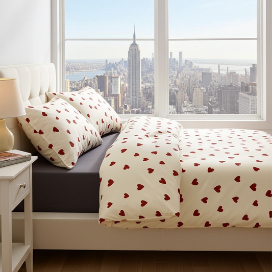 AMORI Bäddset 4 delar enkelsäng