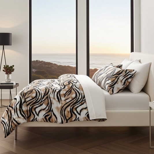 ANDORA Bäddset 3 delar Djur & Natur enkelsäng