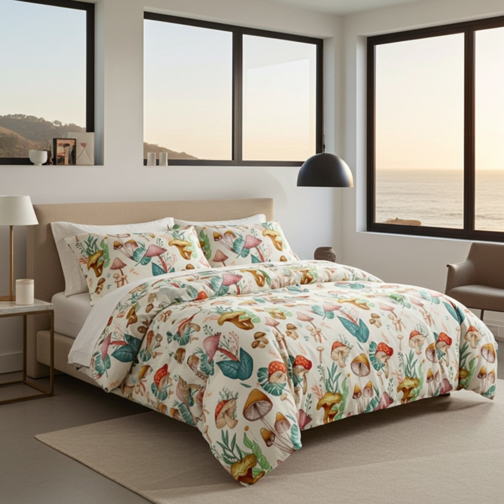 Bäddset Bäddset ANDORA 3 delar – Livfull design med färgglada mönster (150x200cm)