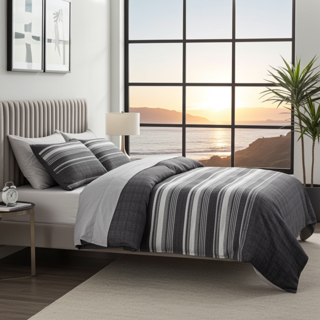 ANDORA Bäddset 3 delar - Randigt