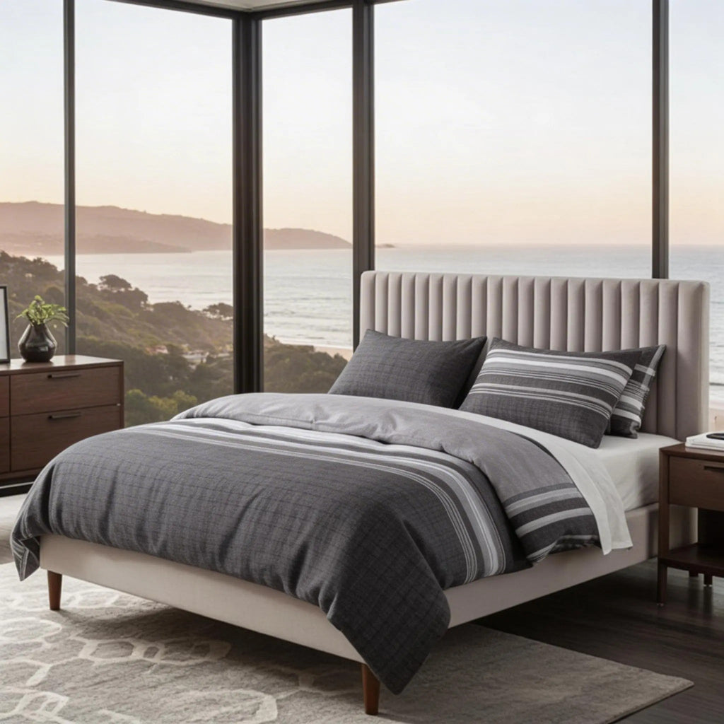 Bäddset Bäddset ANDORA 3 delar – Tidlös lyx med klassiska ränder (150x200cm)