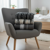 Bäddset Bäddset ANDORA 3 delar – Tidlös lyx med klassiska ränder (150x200cm)