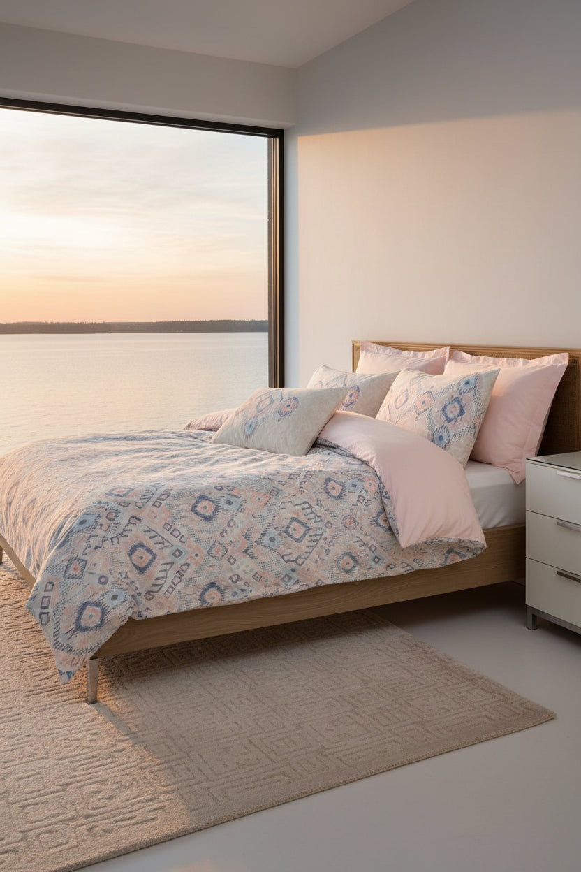 Duvet cover set Multicolour 220 x 240 cm-3