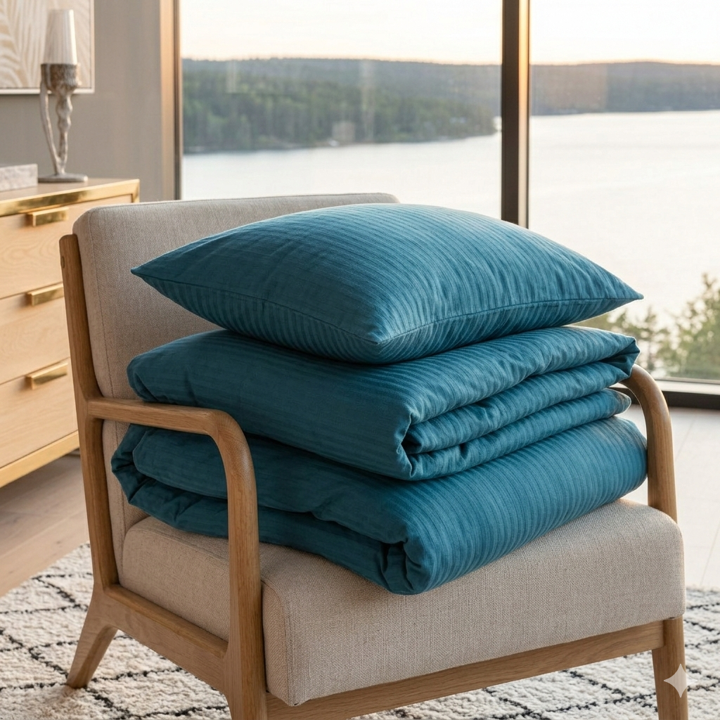 Bäddset Bäddset NJUTER – Klassisk komfort i harmonisk nyans (220x240cm)