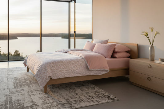 Duvet cover set Pink 220 x 240 cm-2