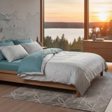 Bäddset Bäddset NJUTER – Krispig fräschör i mjuk bomullssatin (220 x 240 cm)