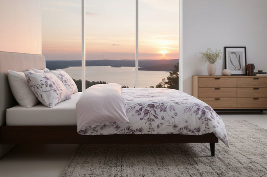 Duvet cover set White 220 x 240 cm-2