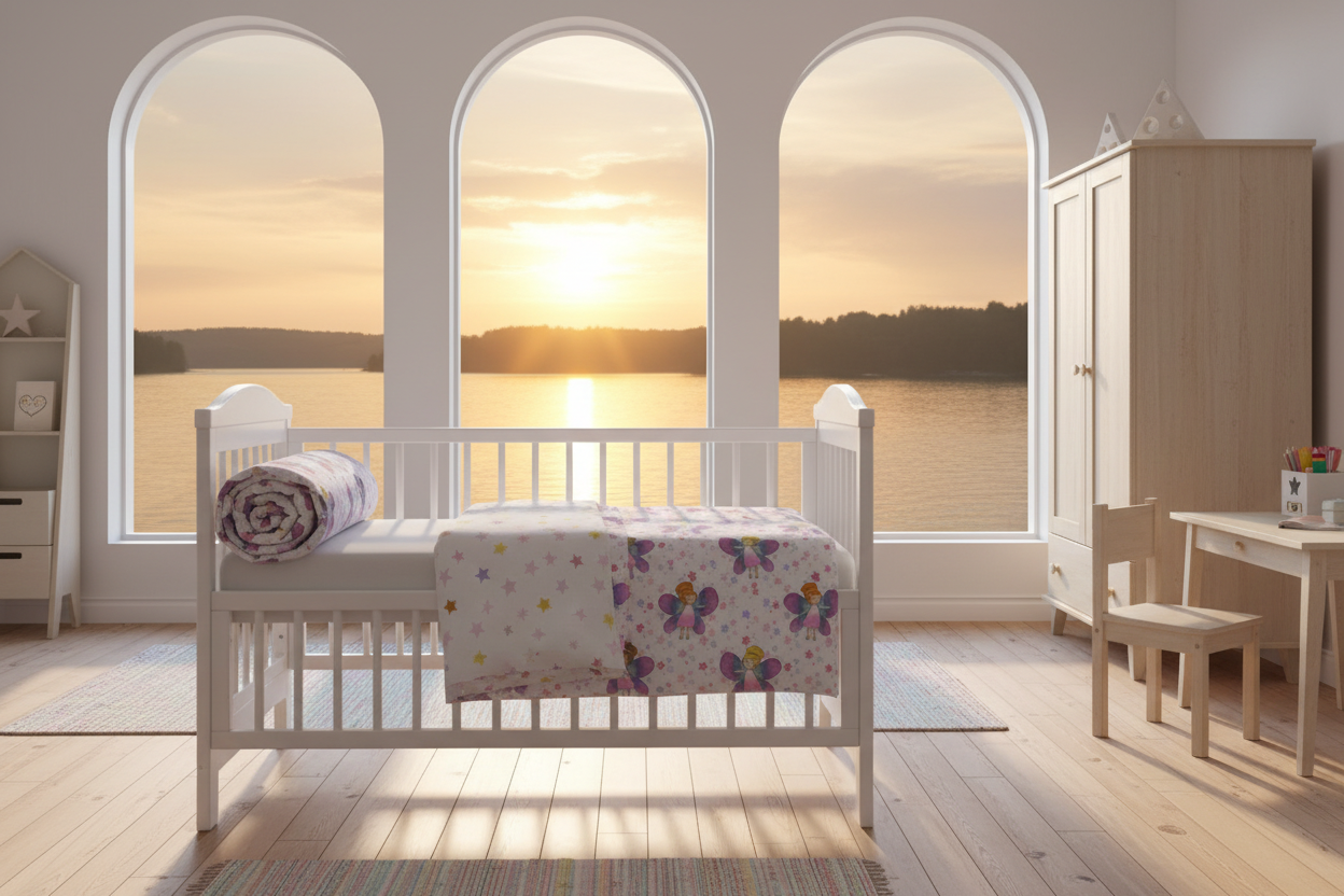 HADAS - Pierre Cardin bäddset spjälsäng