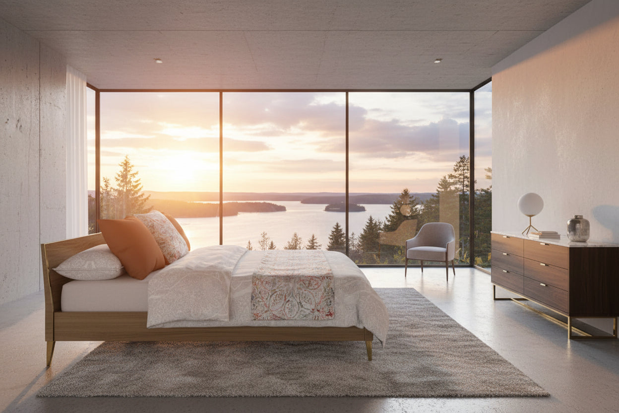 Nordic cover Pierre Cardin RESORT Beige 144 Threads 150 x 230 cm-1