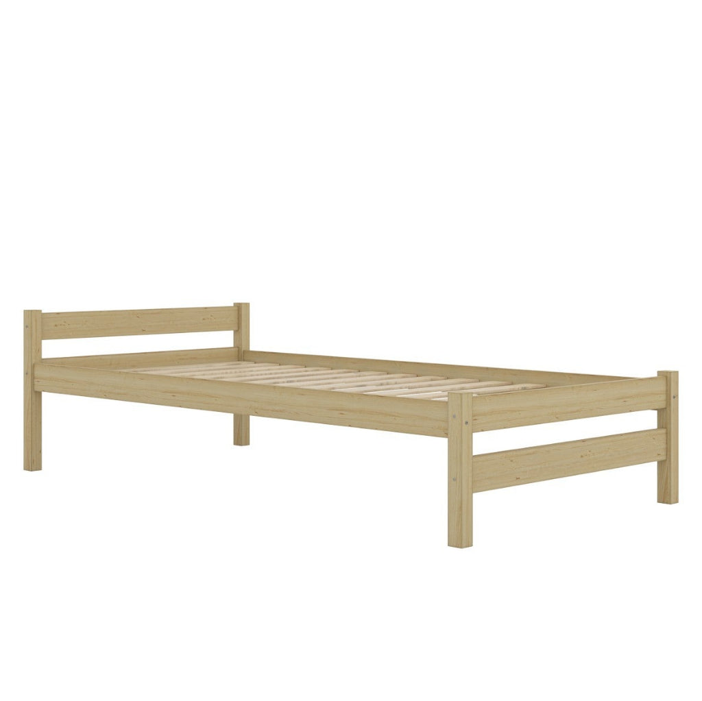 Säng Säng ALEX – En trygg och stilren sovplats i massivt trä (Flera varianter)