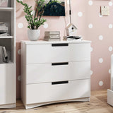 Byrå Byrå CHEST – Stilren och rymlig förvaring i tidlös vit finish (Bredd 80 cm)