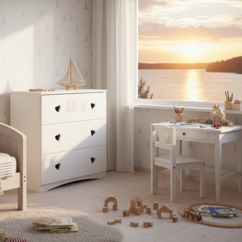 Byrå Byrå JULIA – Elegant förvaring för barnets alla kläder