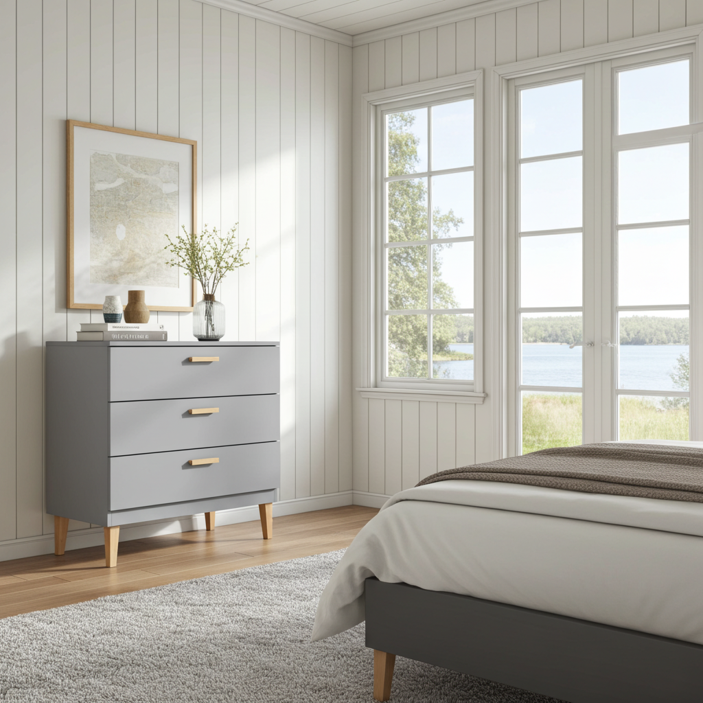 KUBI - Byrå med 3 lådor