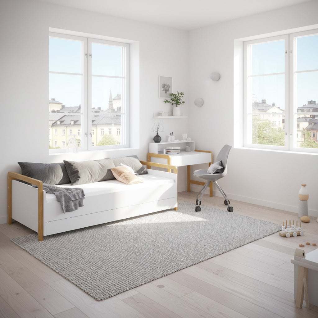 Dagbädd Dagbädd VIKTOR – Multifunktionell säng i modern skandinavisk stil (80 x 180 cm)