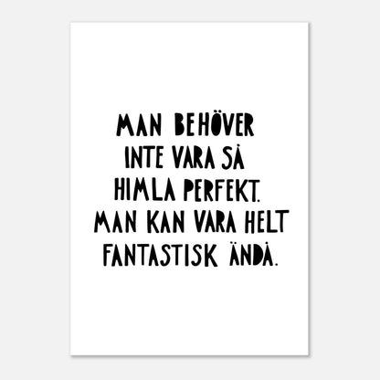 FANTASTISK - Affisch