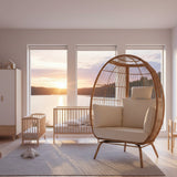 Fåtölj Fåtölj MYSBOLL – Skulptural design och maximal avkoppling