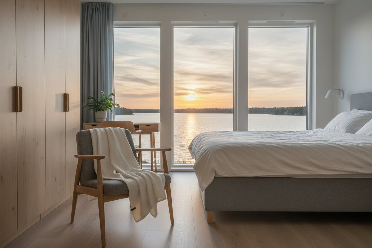 Soft Muslin Cotton Blanket - Ivory White