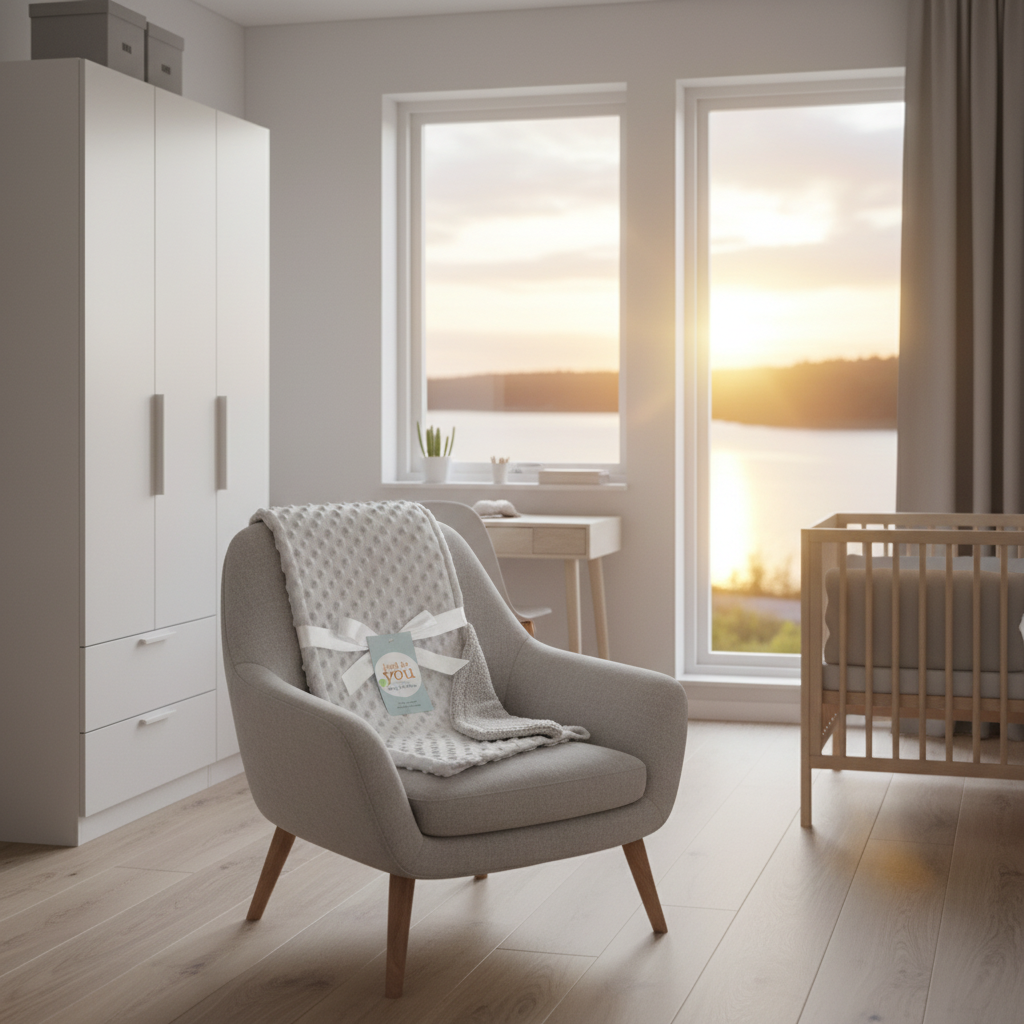 Filt Babyfilt POLAREN – Mjuk och trygg filt för de minsta (76x102cm)