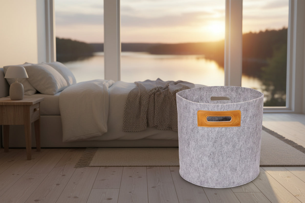 FILT - Förvaringskorg Cognac