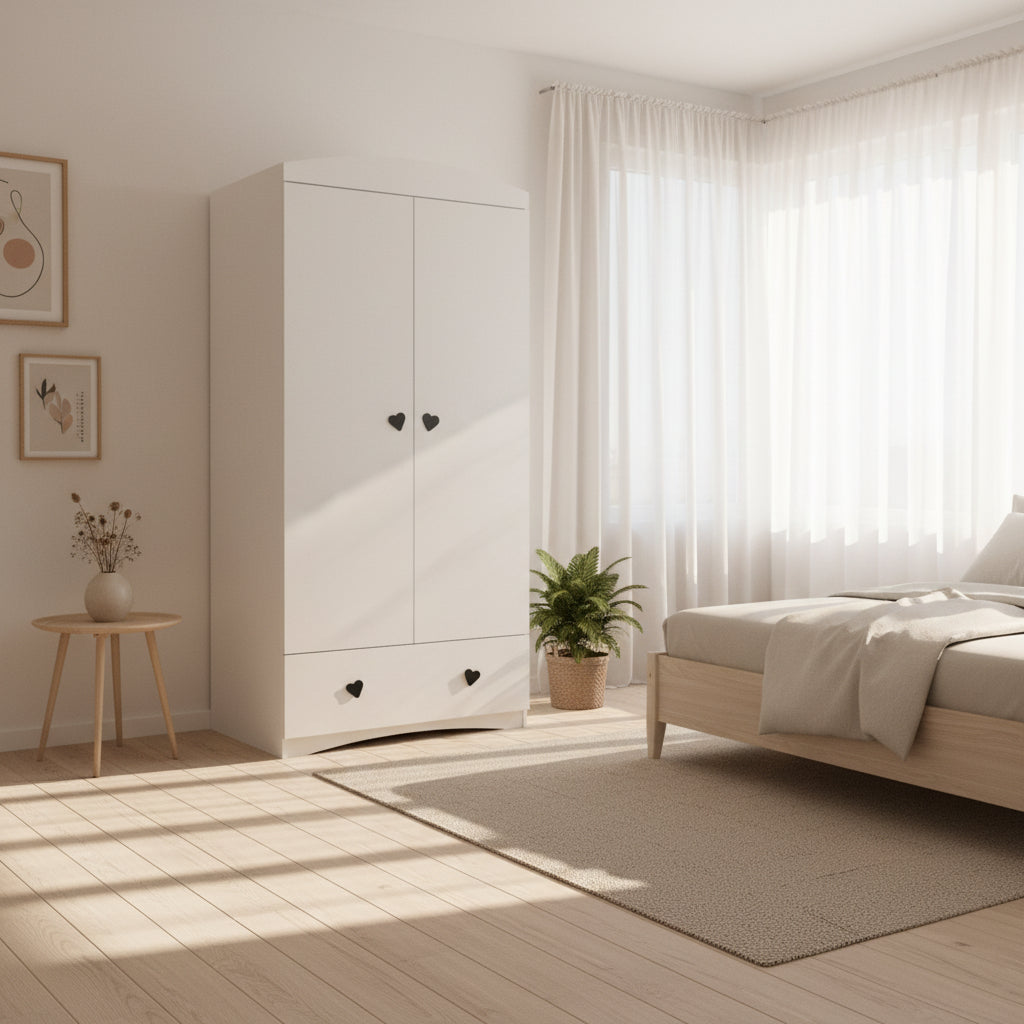 Garderob Garderob JULIA – Komplett förvaring i tidlös design (90 x 184 cm)