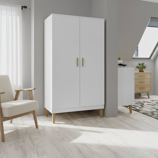 Garderob Garderob KUBI – Stilren och rymlig förvaring i skandinavisk design (100 x 184 cm)