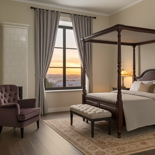 ESSET - Gardin längd 240cm beige