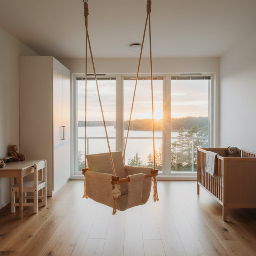 Hänggunga Gunga PLASTFLASKOR – Innovativ design av återvunnen plast