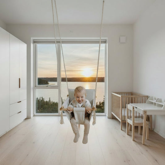 Hänggunga Gunga PLASTFLASKOR – Innovativ design av återvunnen plast