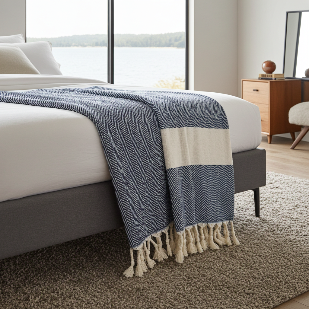 Unisex - Bath & Home - Towel Handduk DIAMOND – Lyxig lätthet och tidlös design (90 x 170 cm)