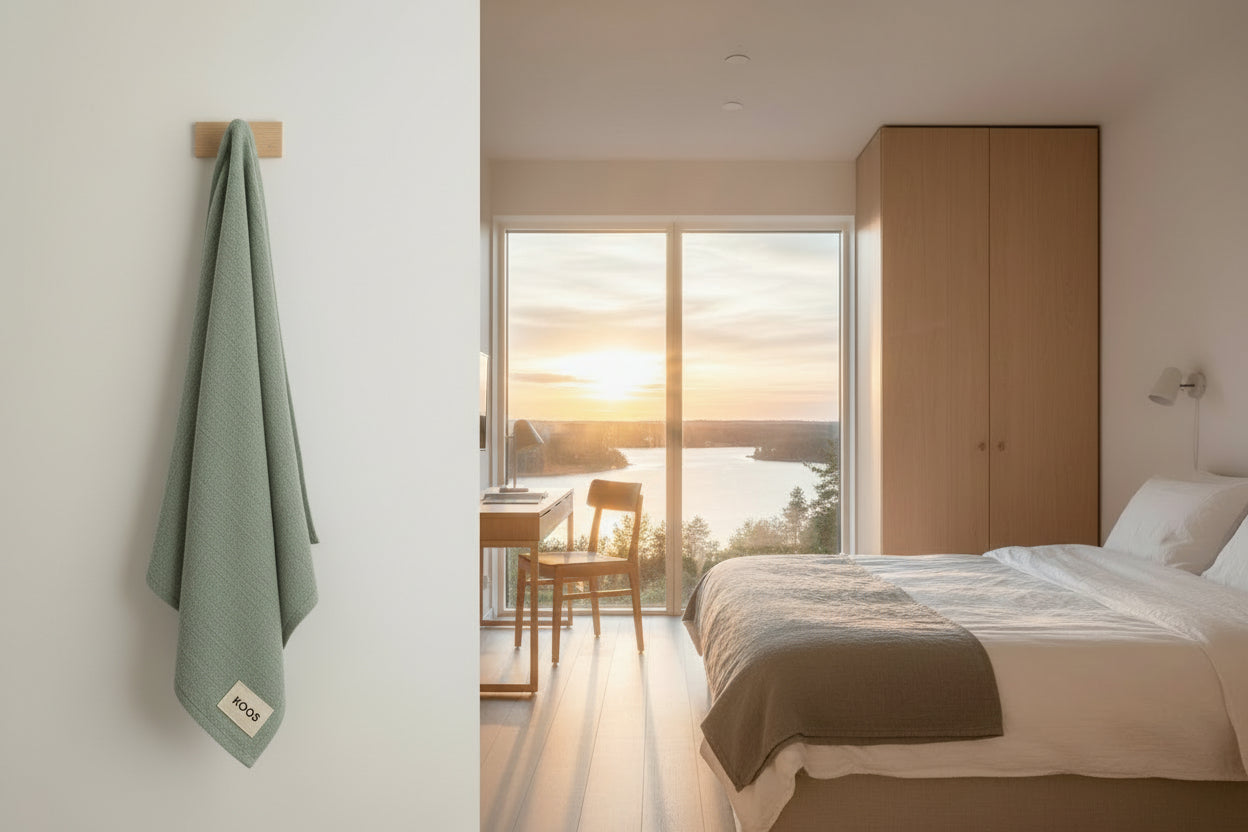 Big Linen Towel - Mint Green