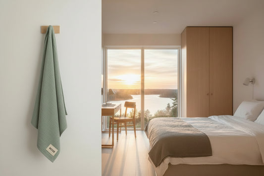 Big Linen Towel - Mint Green