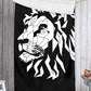 Towel White Lion - Black