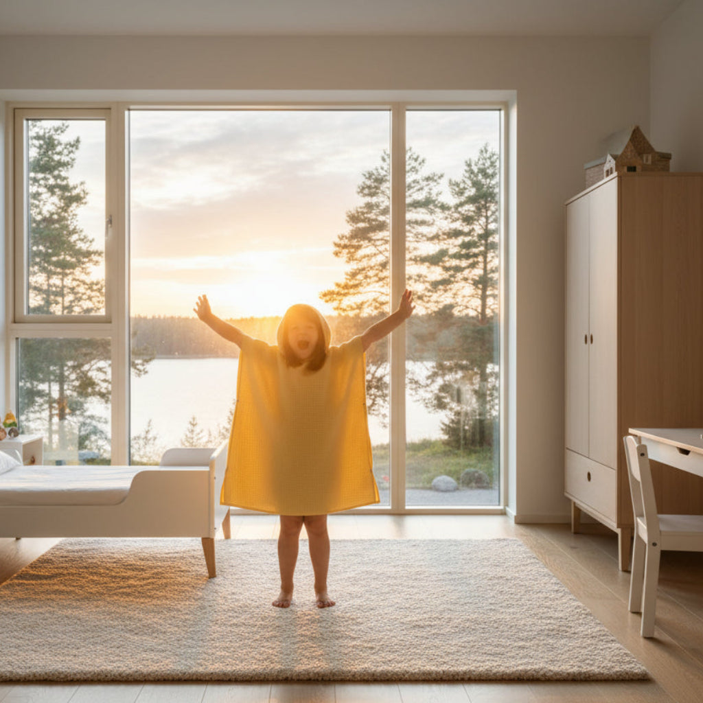 Handduk Handduk poncho NUSS – Mjuk och praktisk efter badet (Flera varianter)