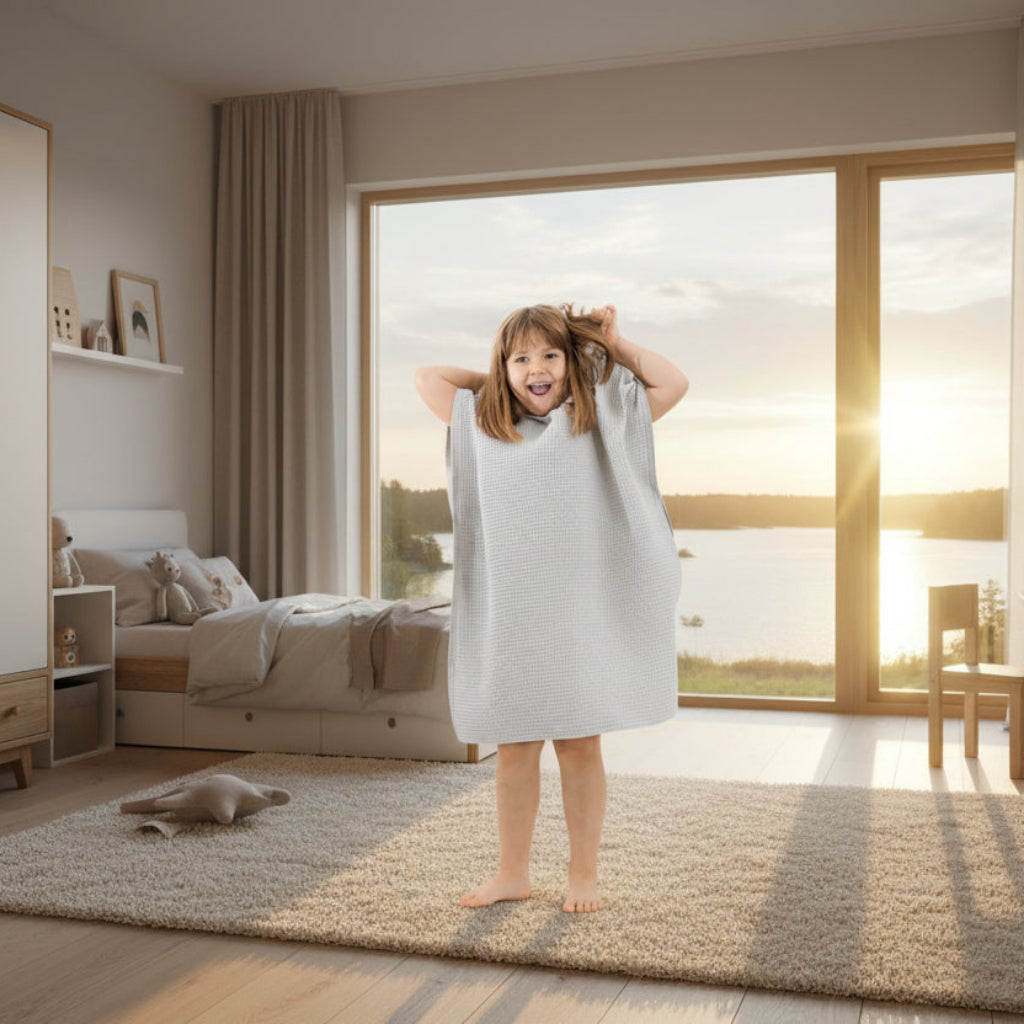 Handduk Handduk poncho NUSS – Mjuk och praktisk efter badet (Flera varianter)