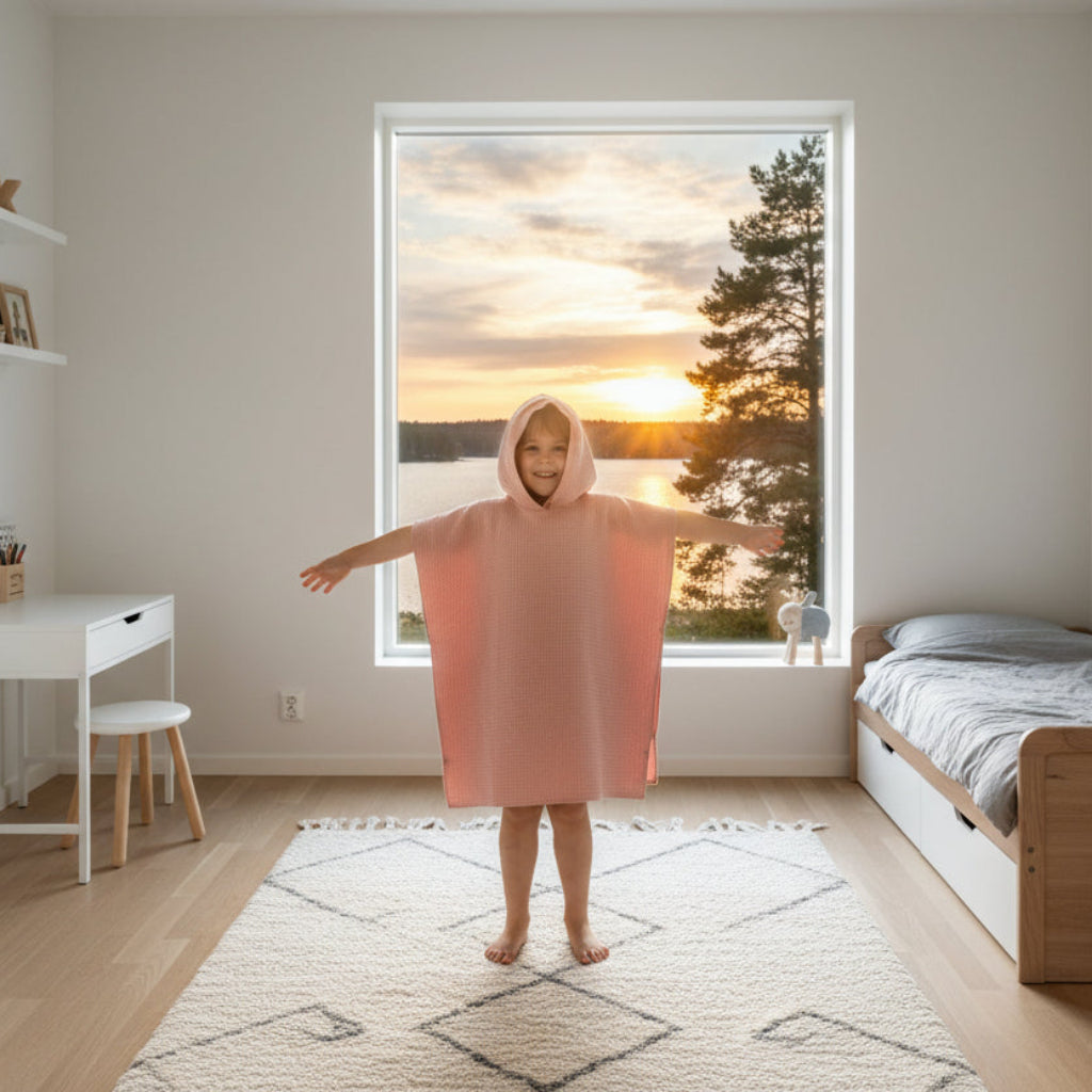 Handduk Handduk poncho NUSS – Mjuk och praktisk efter badet (Flera varianter)