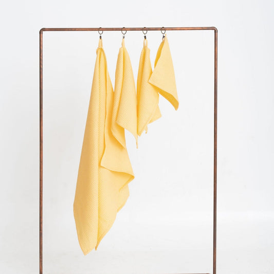 Handduk Handdukar VÅFFLA Set om 4st – Modern minimalism och taktil lyx (Flera varianter)