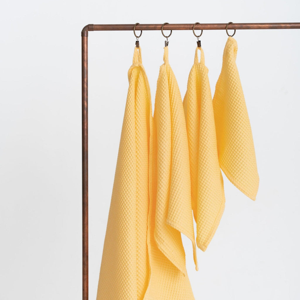 Handduk Handdukar VÅFFLA Set om 4st – Modern minimalism och taktil lyx (Flera varianter)