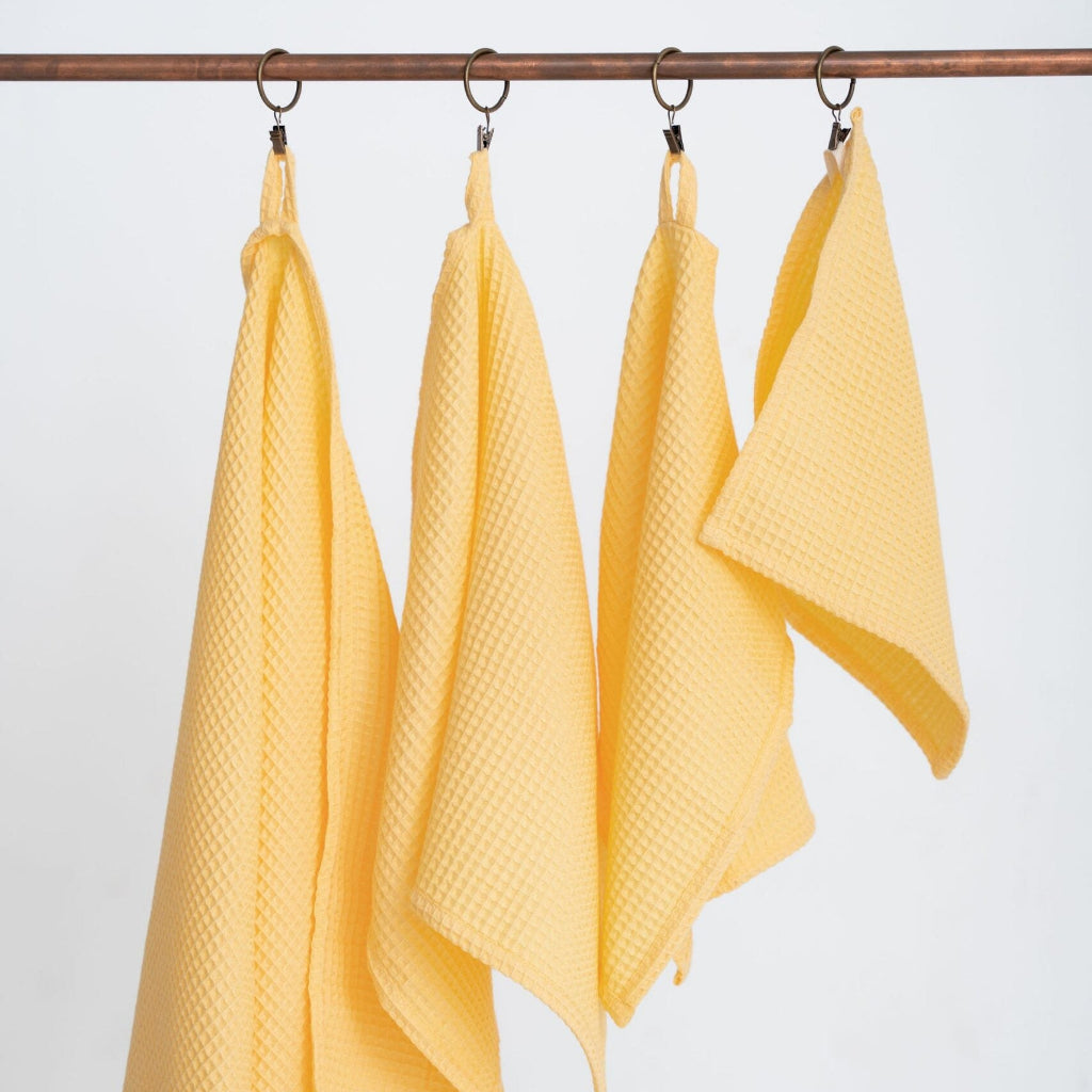 Handduk Handdukar VÅFFLA Set om 4st – Modern minimalism och taktil lyx (Flera varianter)